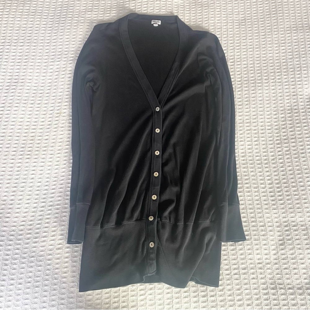 Splendid black Button-Up long sleeve top size small